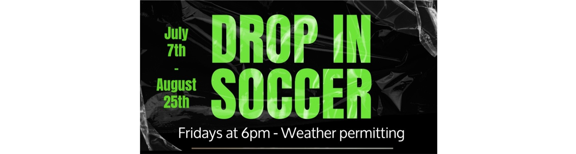 Drop In Soccer