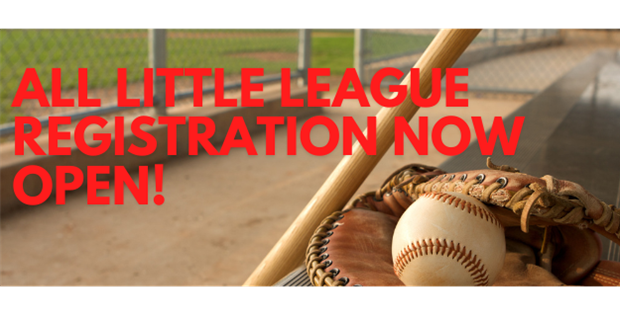 Little League Registration Now Open